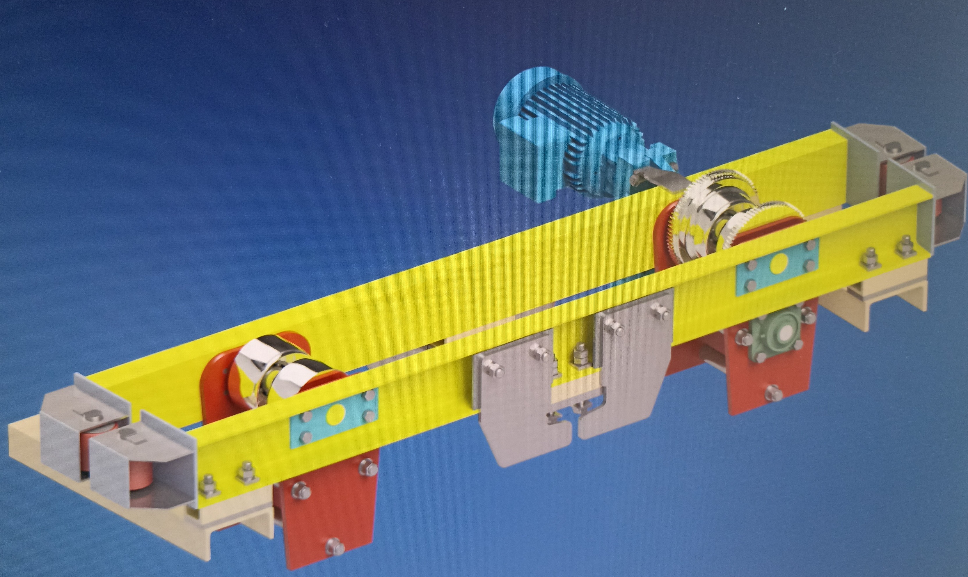 Кран мотсовой подвесной однобалочный 1 т 6 фото Image